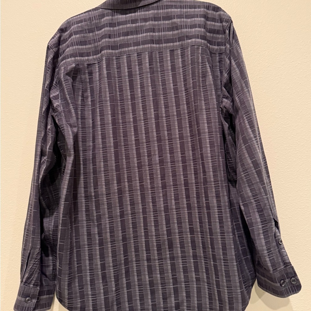 The Territory Ahead Charcoal Striped Button Down Shirt - Picture 5 of 5